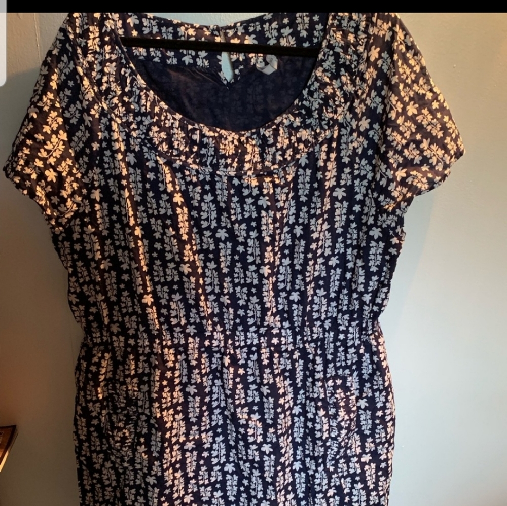 Navy blue dress